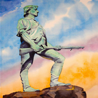 Minuteman Lexington by Jack Foley